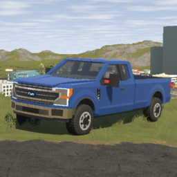 2020 Ford F-250 Extended Cab Platinum [Low Poly]