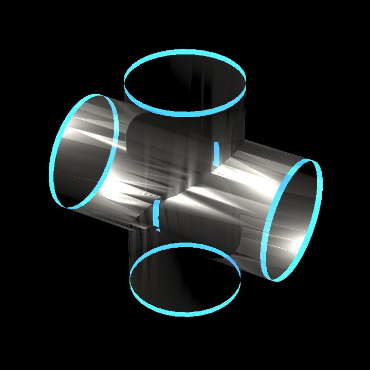 A Modular Glass Tunnels - 4way 1