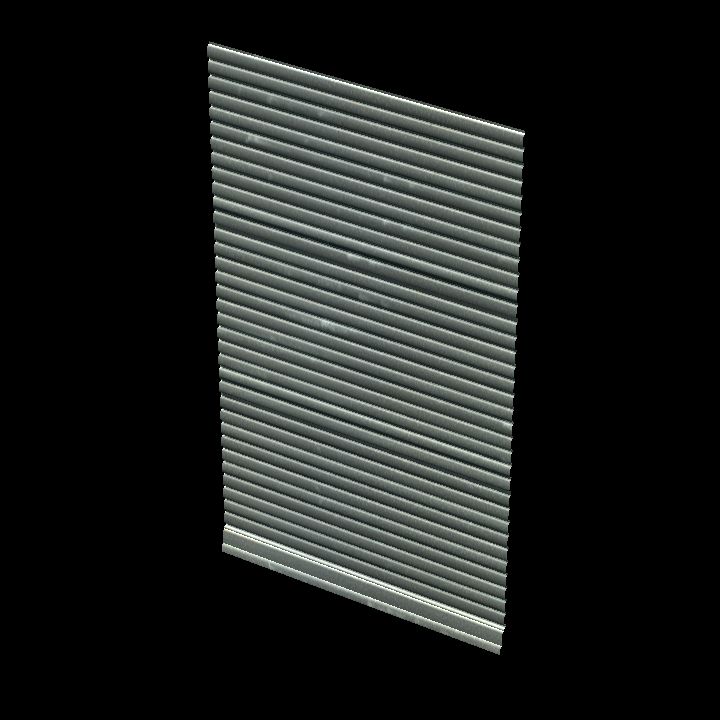Corrugated wall 1x1 #2
