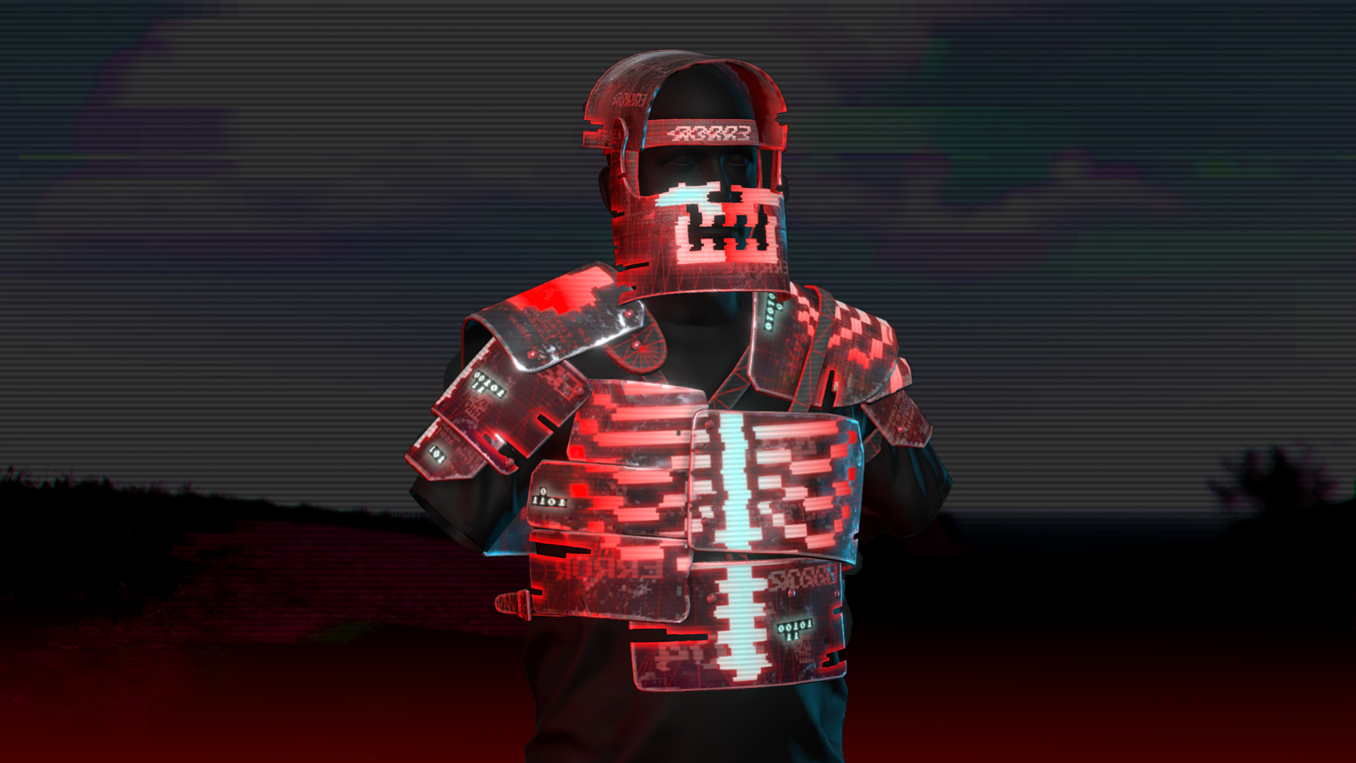 Corrupted Helmet