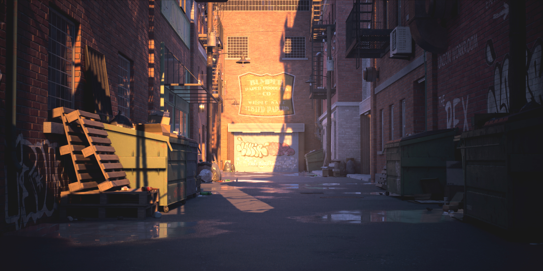 PhotoScene - Downtown Alley