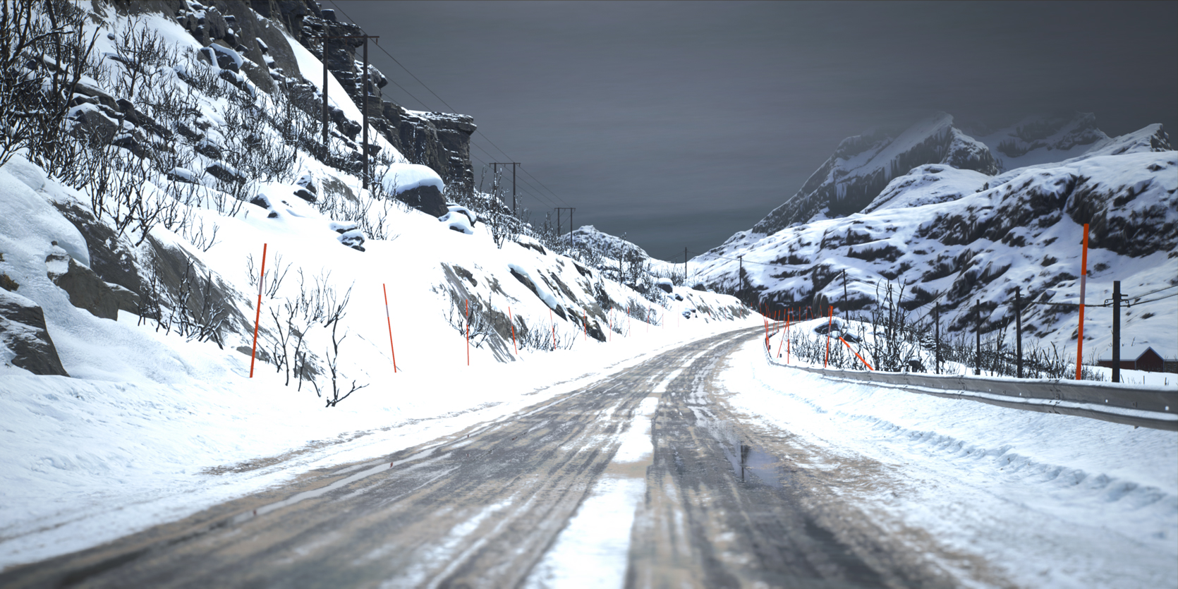 PhotoScene - Icy Road
