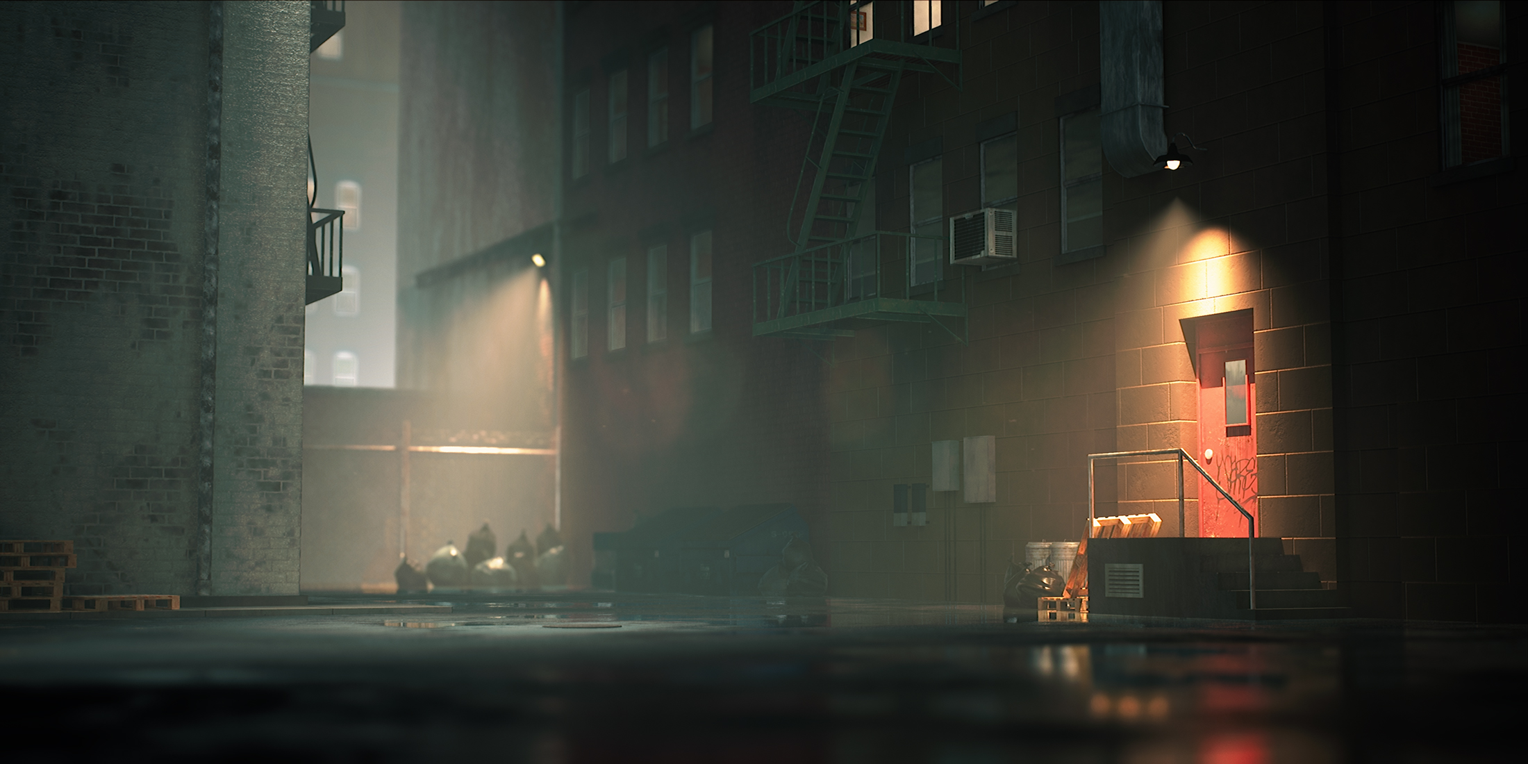 PhotoScene - Brooklyn Alley