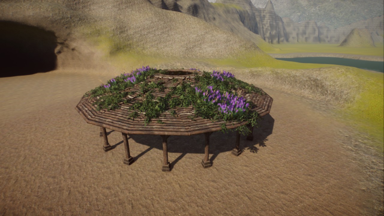 Holz-Pergola