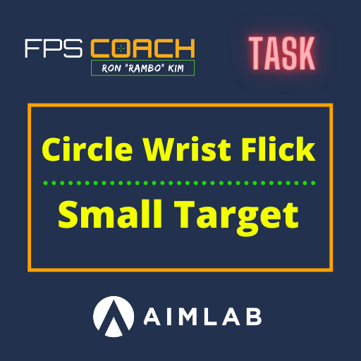 FPS Coach Circle Wrist Flick Training Small Targets