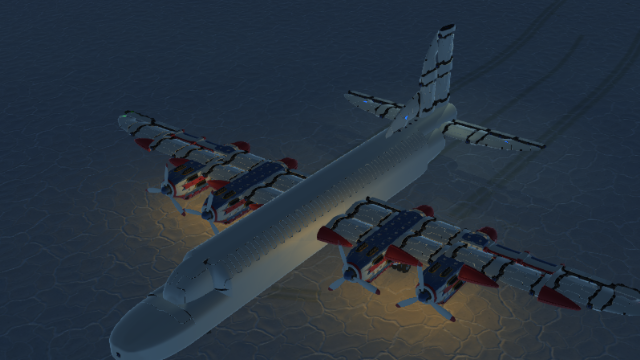 4 Engine bomber