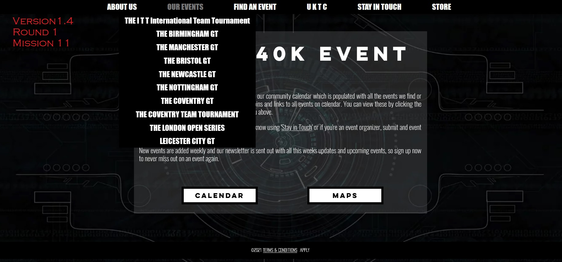 Round 1 Mission 11 Retrieval UK Warhammer Tournaments (Prev LGT) Version 1.4 2022