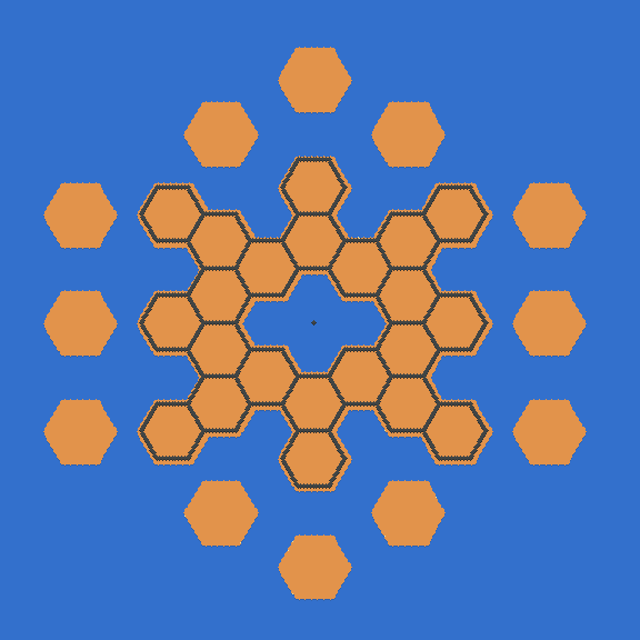 Blank Hexagons