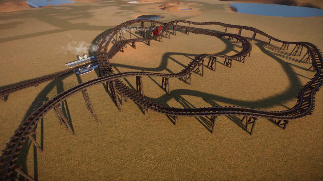 Steam Train Roller Coaster