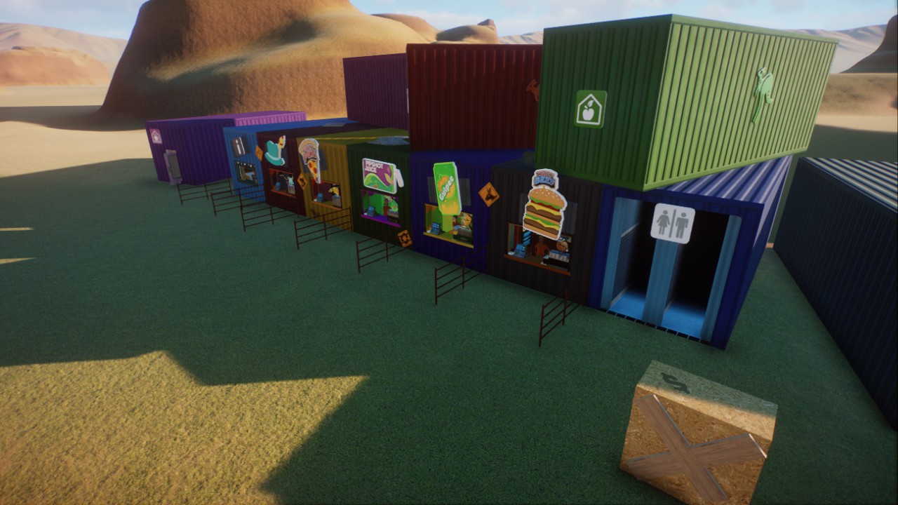 Shipping Container Shops Food