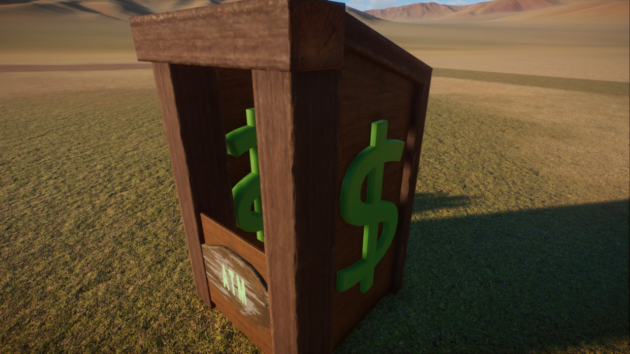 Simple Wooden ATM Cover
