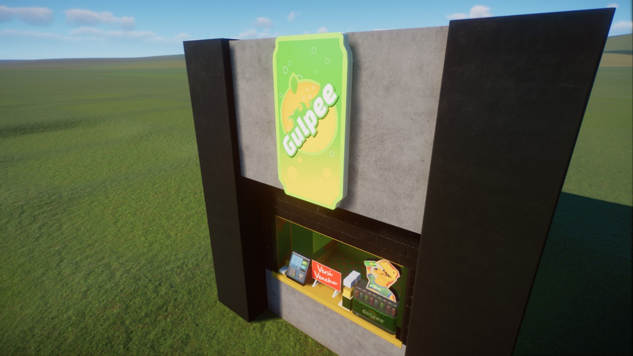 Simple Brutalist Gulpee Soda