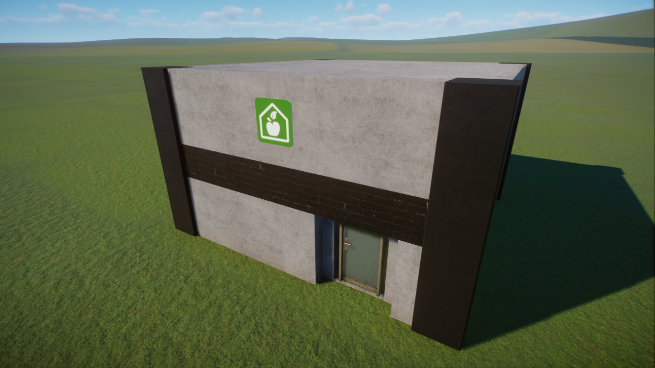 Simple Brutalist Keeper Hut Large