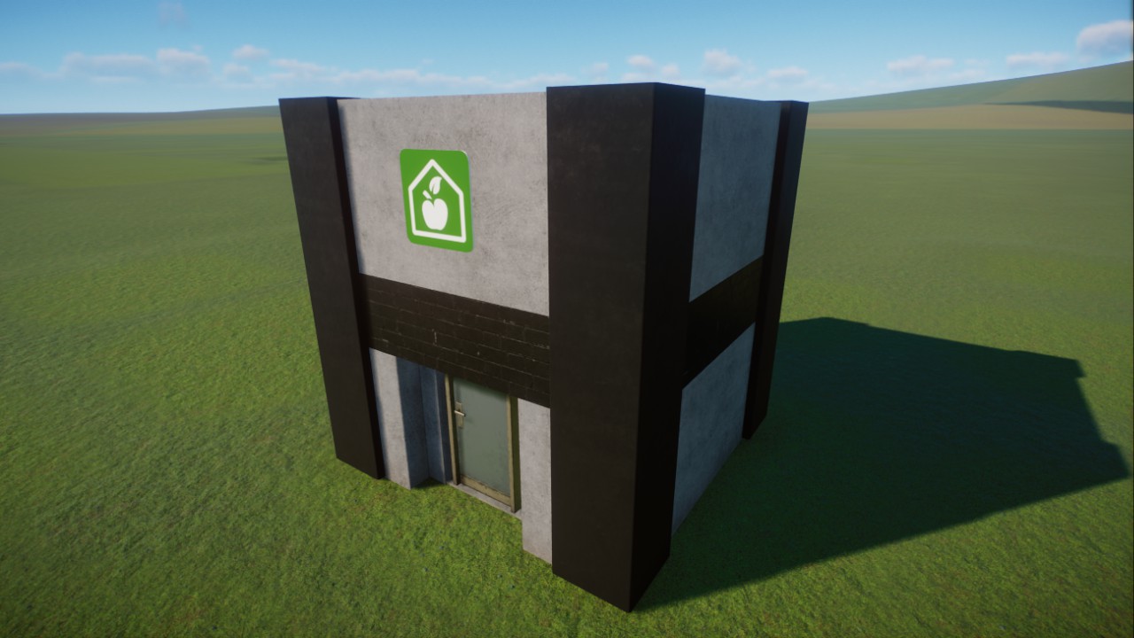 Simple Brutalist Keeper Hut