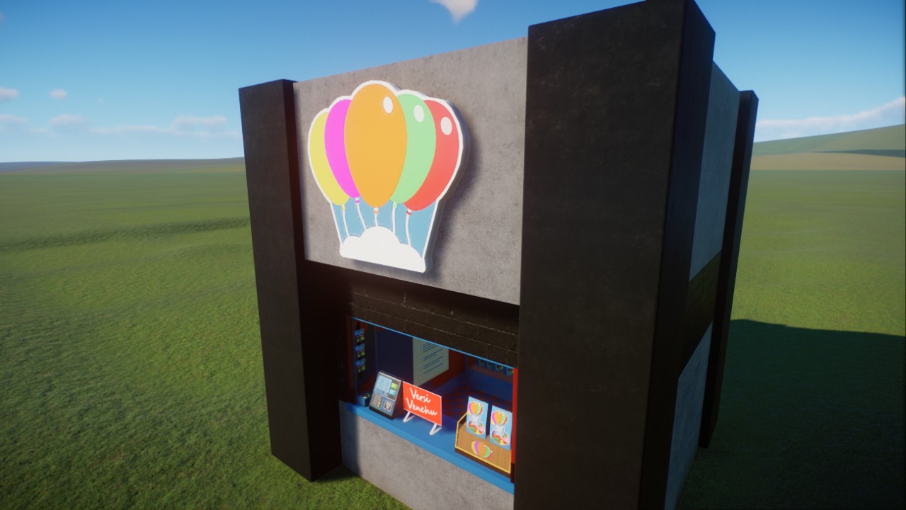 Simple Brutalist Loony Bloons
