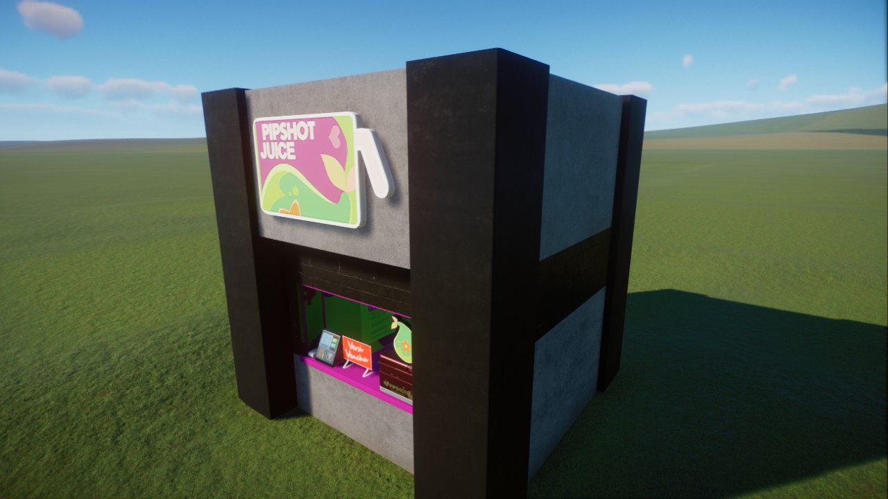 Simple Brutalist Pipshot Juice