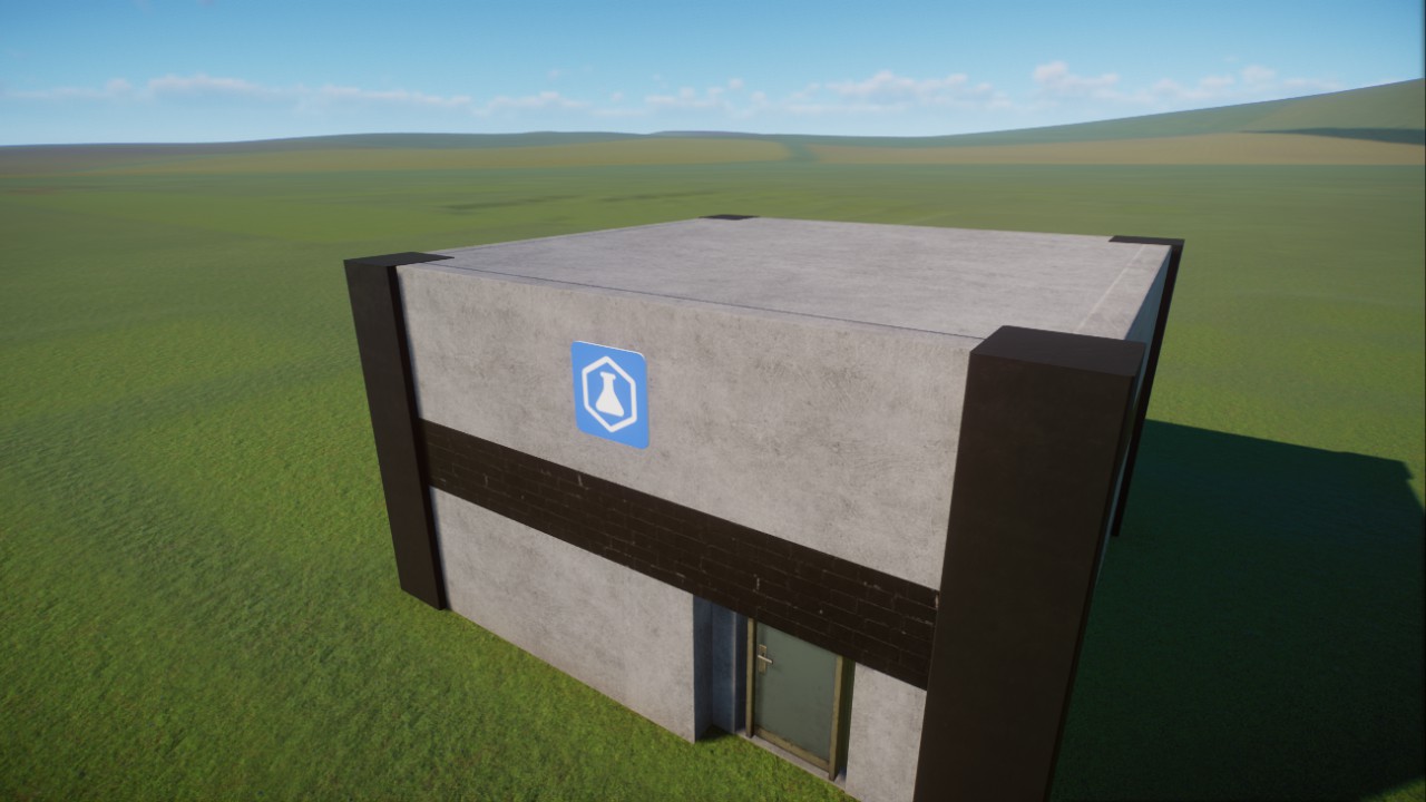 Simple Brutalist Research Center Large