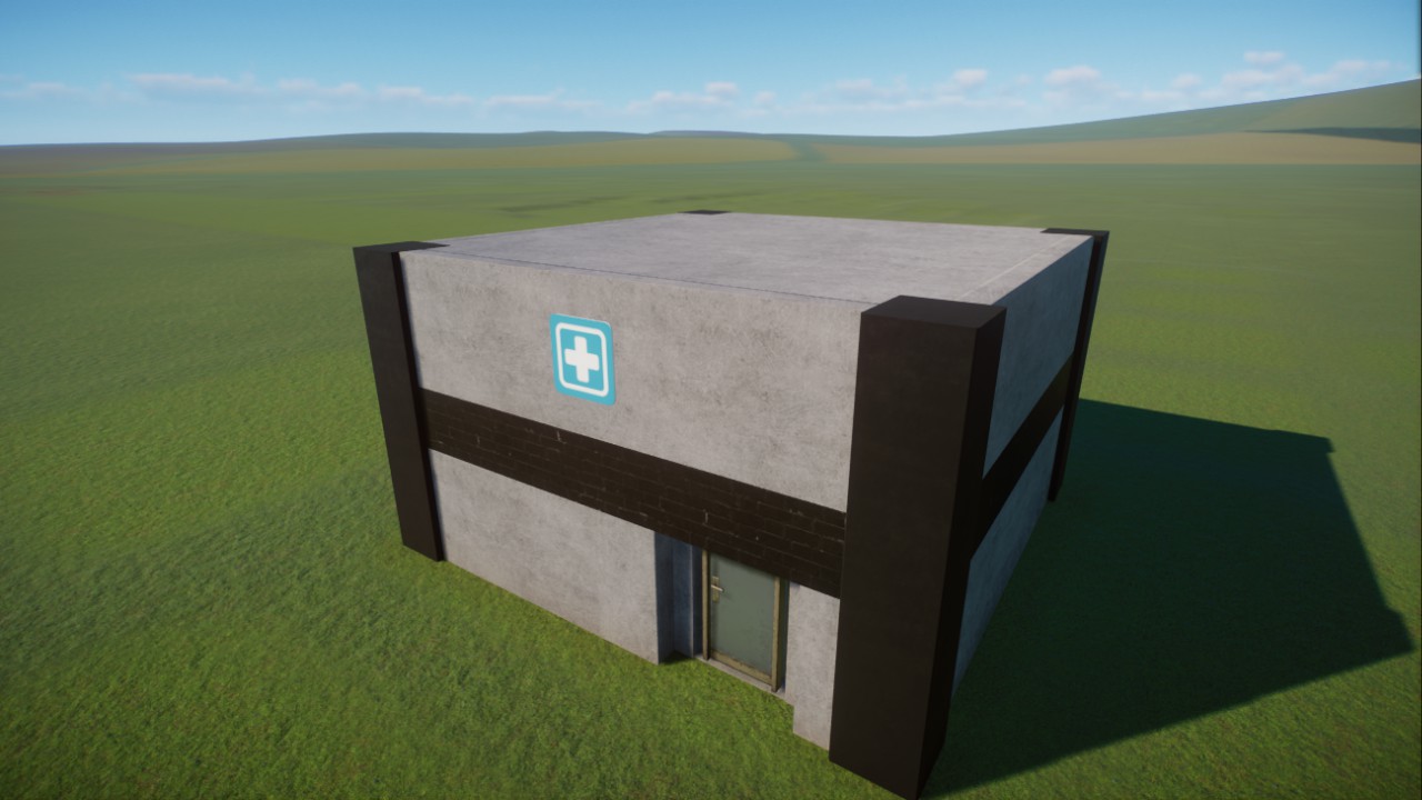 Simple Brutalist Veterinary Surgery