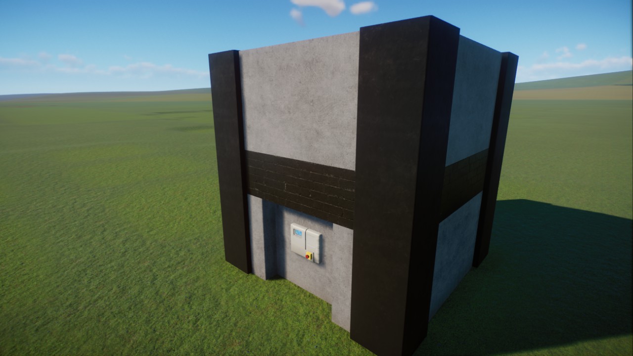 Simple Brutalist Water Treatment - Hidden