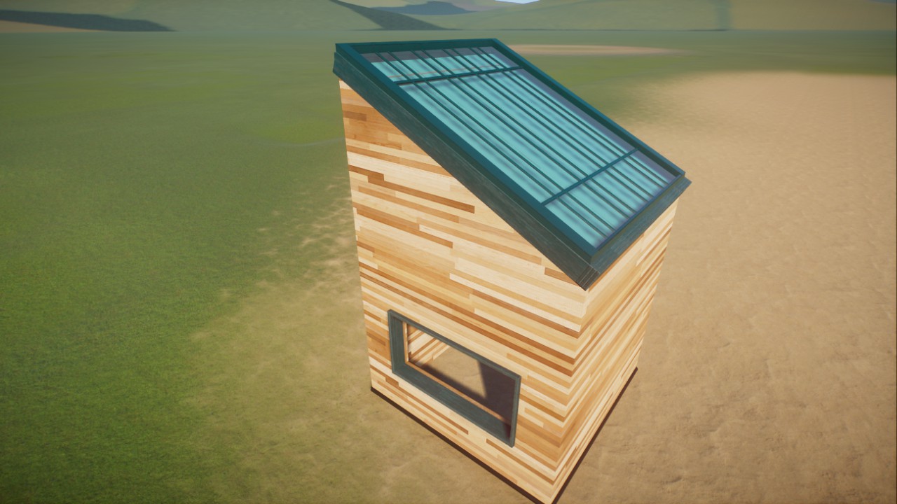 Modern Blue Shop Shell