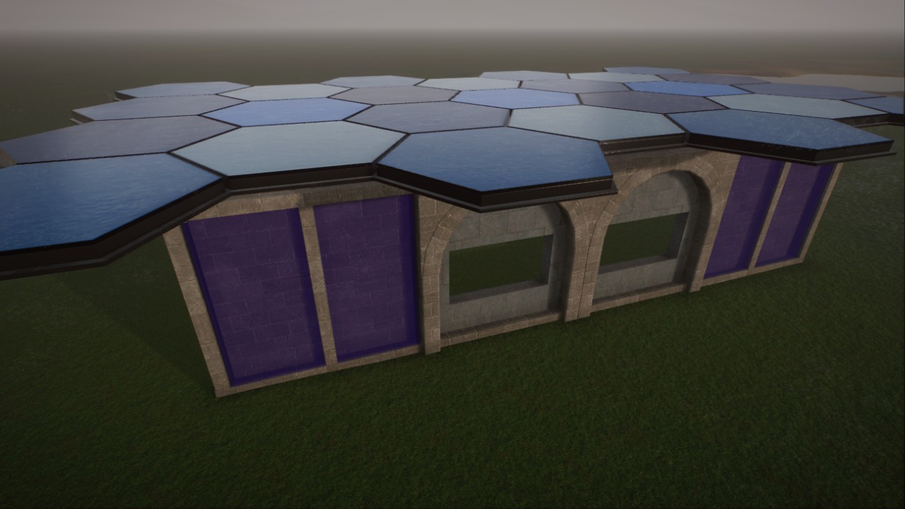 Colorful Double Shop Shell