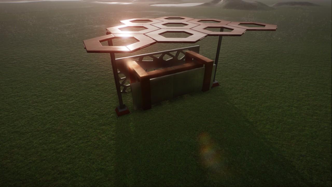 Modern Shop Counter Shell