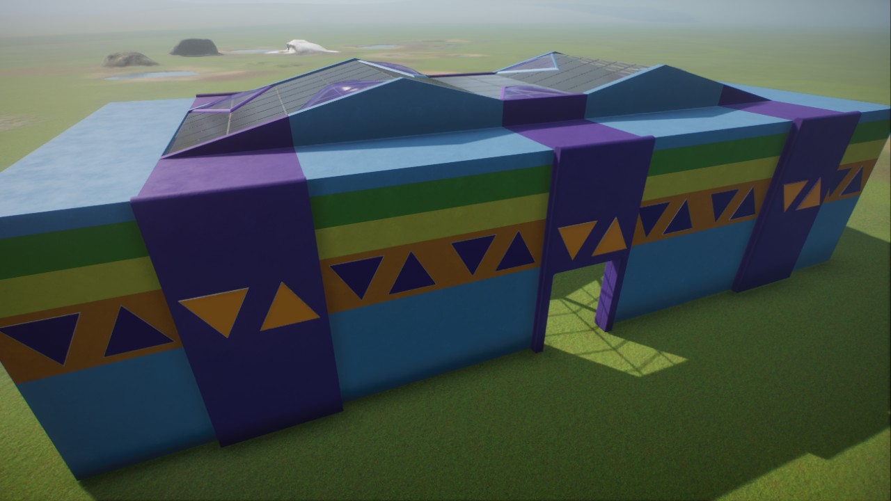 Colorful Exhibit Hall