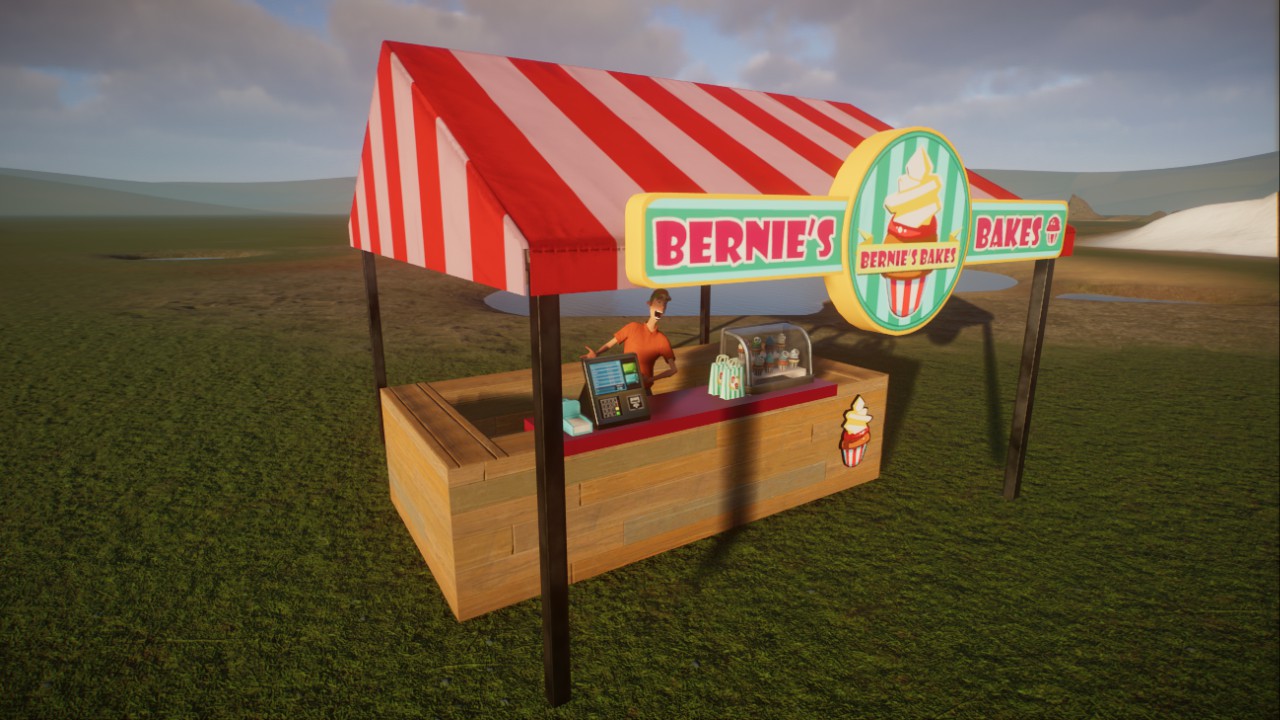 Bernie's Bakes Tent Cart