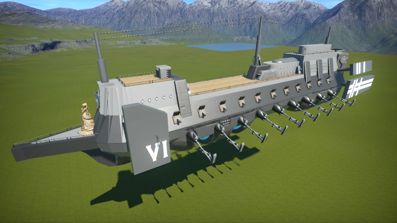 Fantasy Military Airship