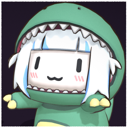 Smol Gawr Gura [ Halloween Dino ]