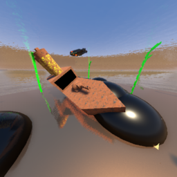 Sunken ship