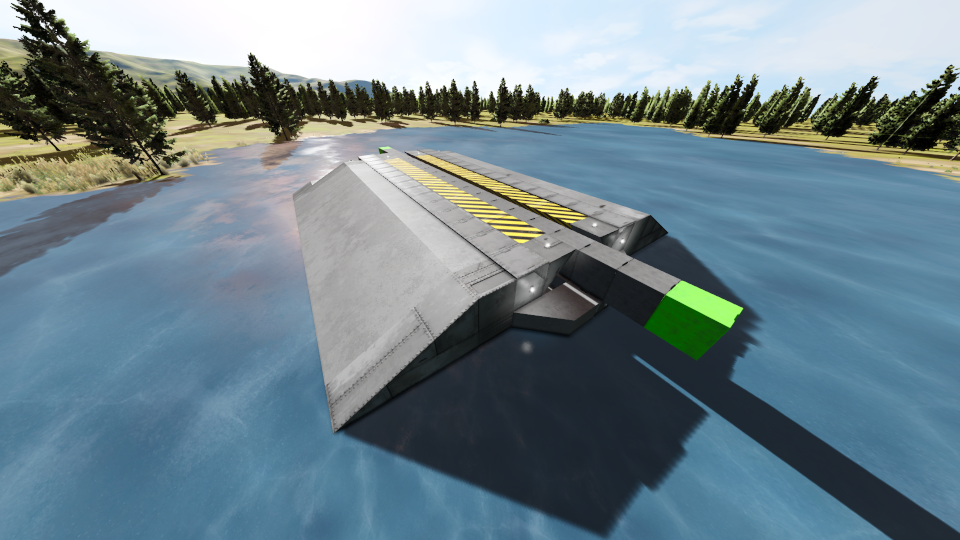 Monorail Vehicle Crossing