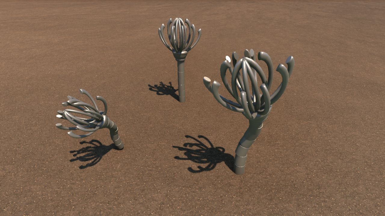 Crinoids Statues