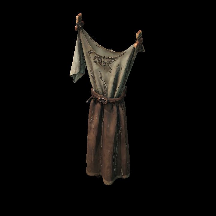 Washing dress hanging