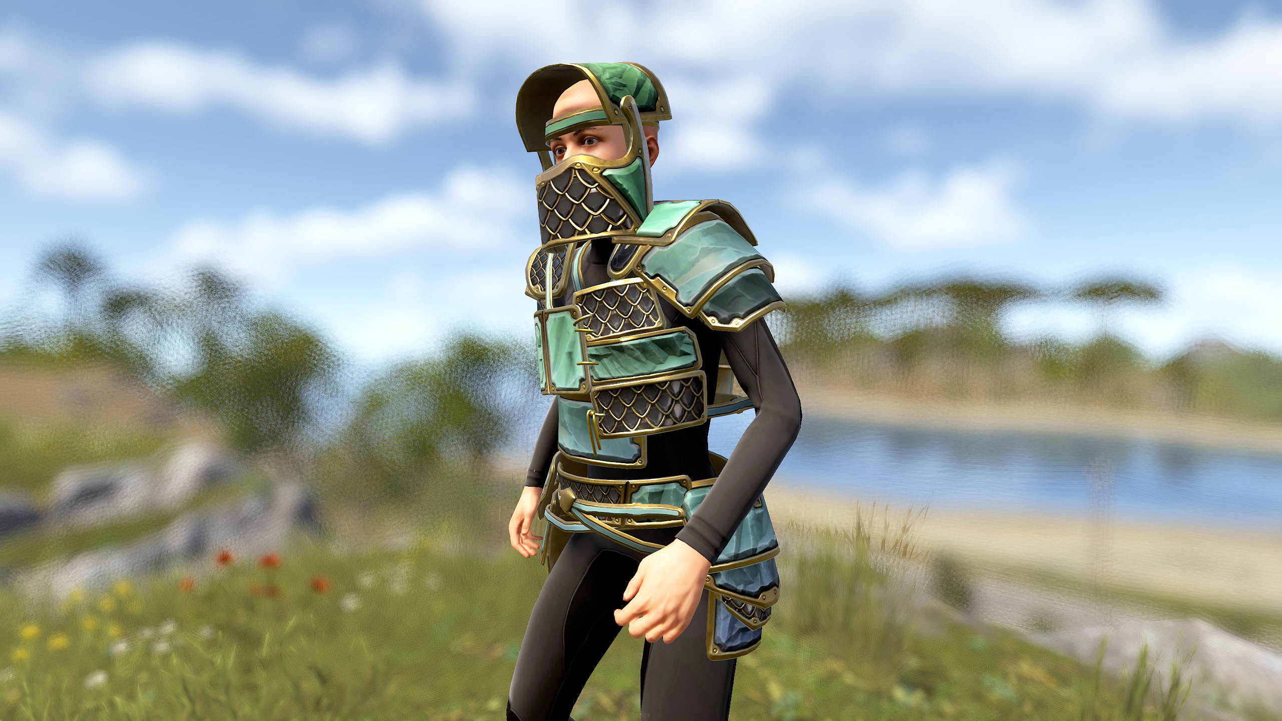 Jade Dragon Helmet thumbnail 2