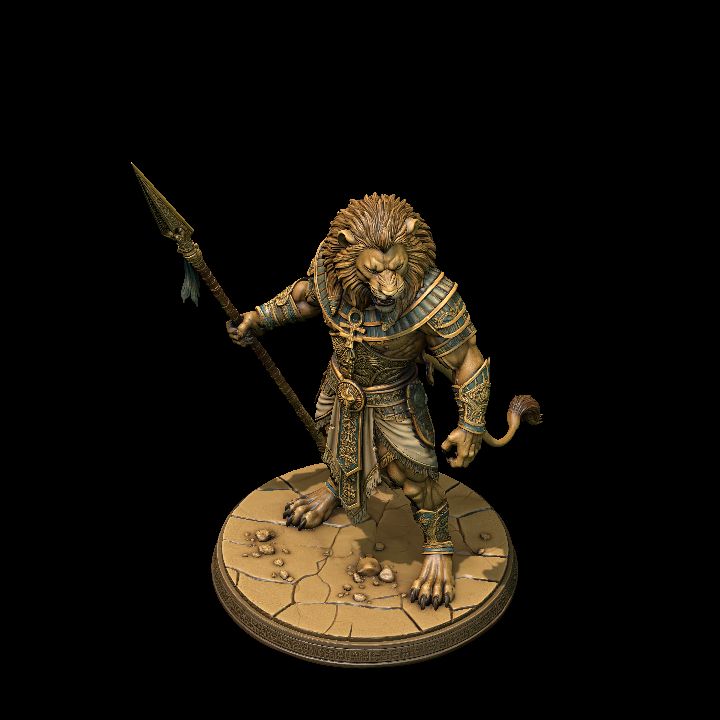 Nefer Lion Warrior Spear