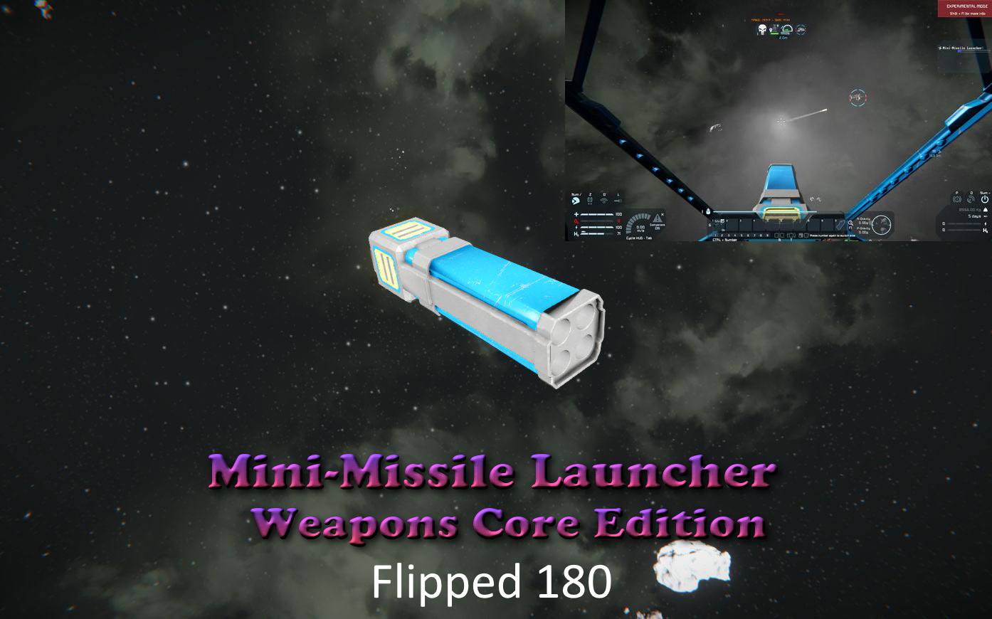 Mini-Missile Launcher (Weapons Core) - 180 flipped