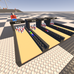 Working bowling area