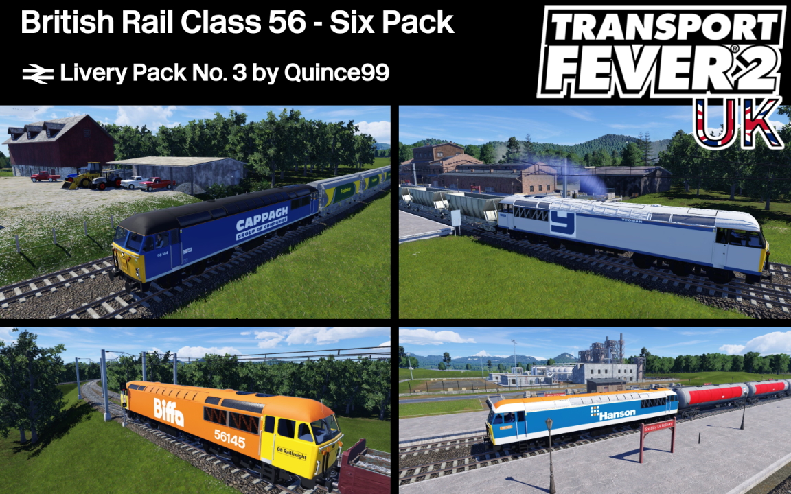 British Rail Class 56 (Livery Pack No. 3)