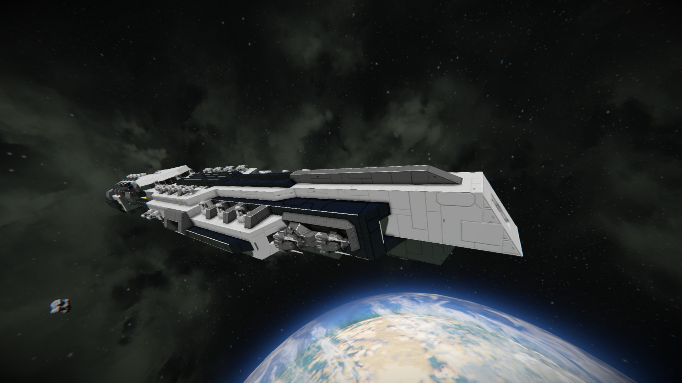 UPSR void guardian heavy cruiser