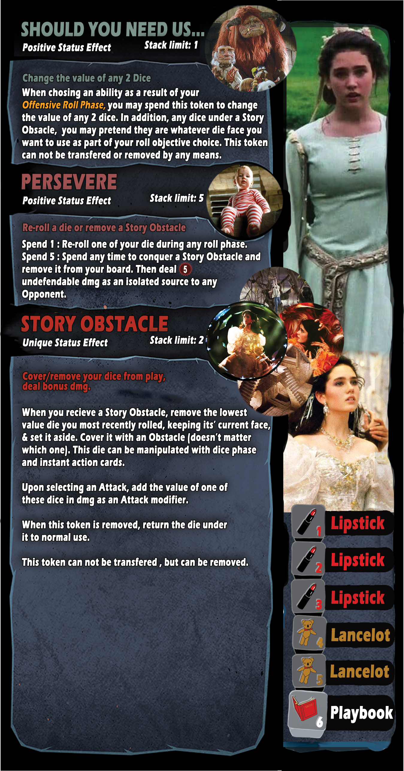 DT homebrew Sarah, Labrynth: Finished/ printNplay ready