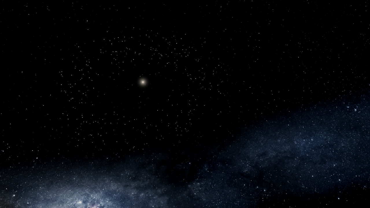 Solar System No Trails-Realistic Realistic Inner Planets