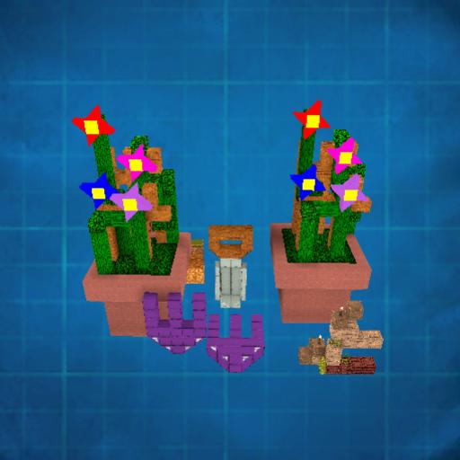 Oversized flower and garden supplies