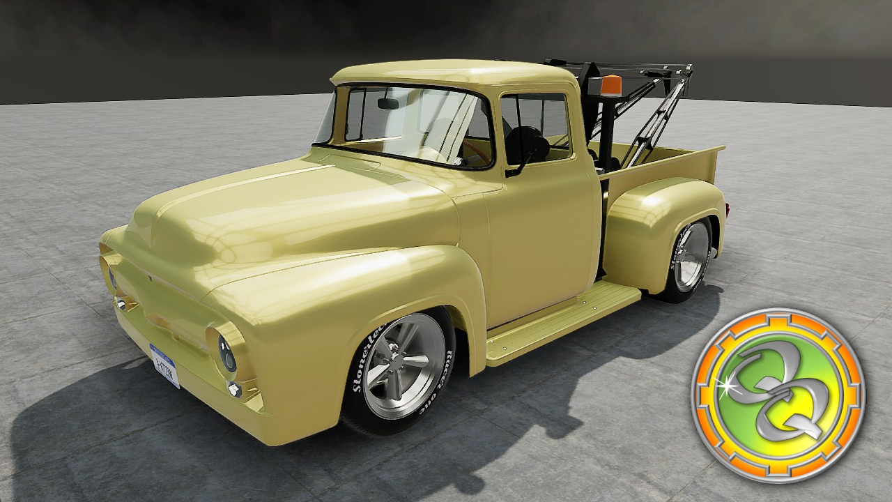 CONFIG: 1956 Ford F-100 HQ Custom Tow Truck
