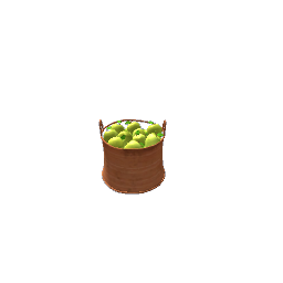 basket of green apples-kitchen