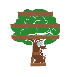 kid's tree bookshelf-children