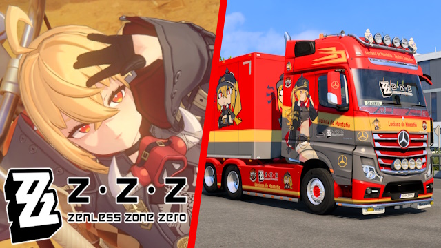 Mercedes Actros MP4 Luciana de Montefio - Zenless Zone Zero [Combo Skin]