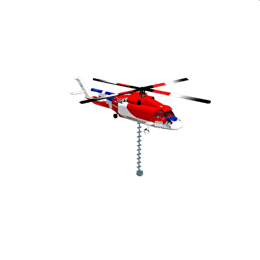 UH-60 Black Hawk, light version with lift