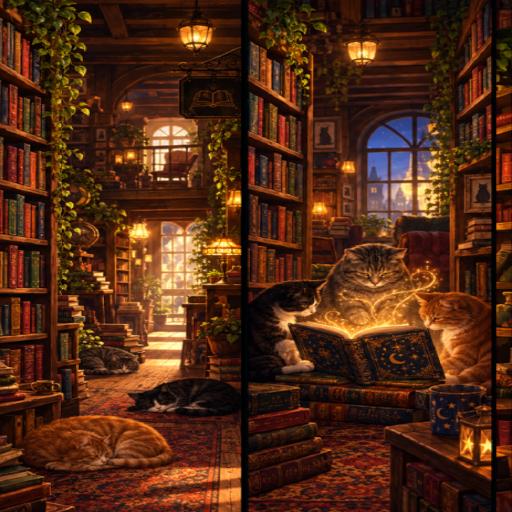 TSP Bookshop Cats Bookmark preview