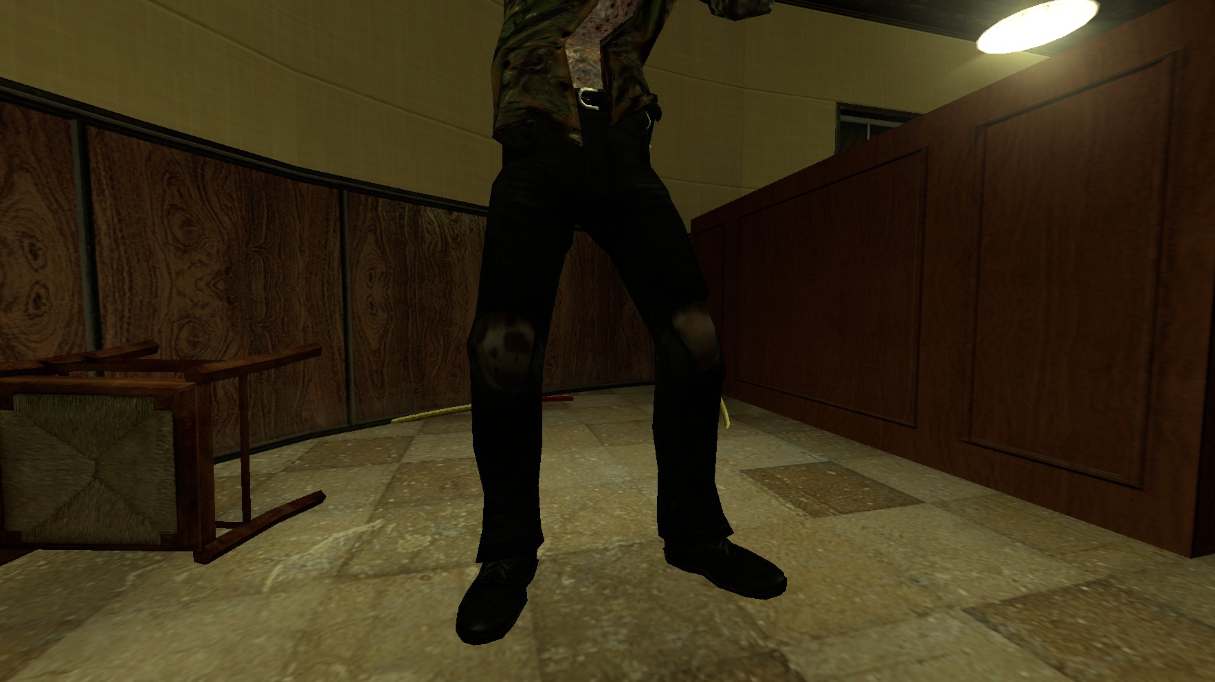 Paul Zombie Pants | Black (No Holes)